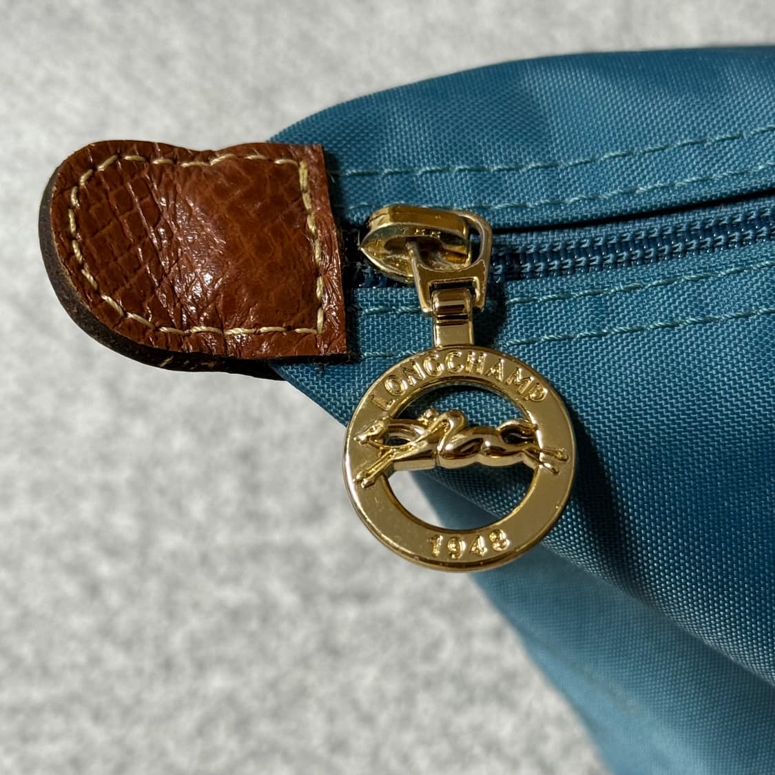 롱샴 르 플리아쥬 오리지널 토트백 코발트 블루 상품이미지4