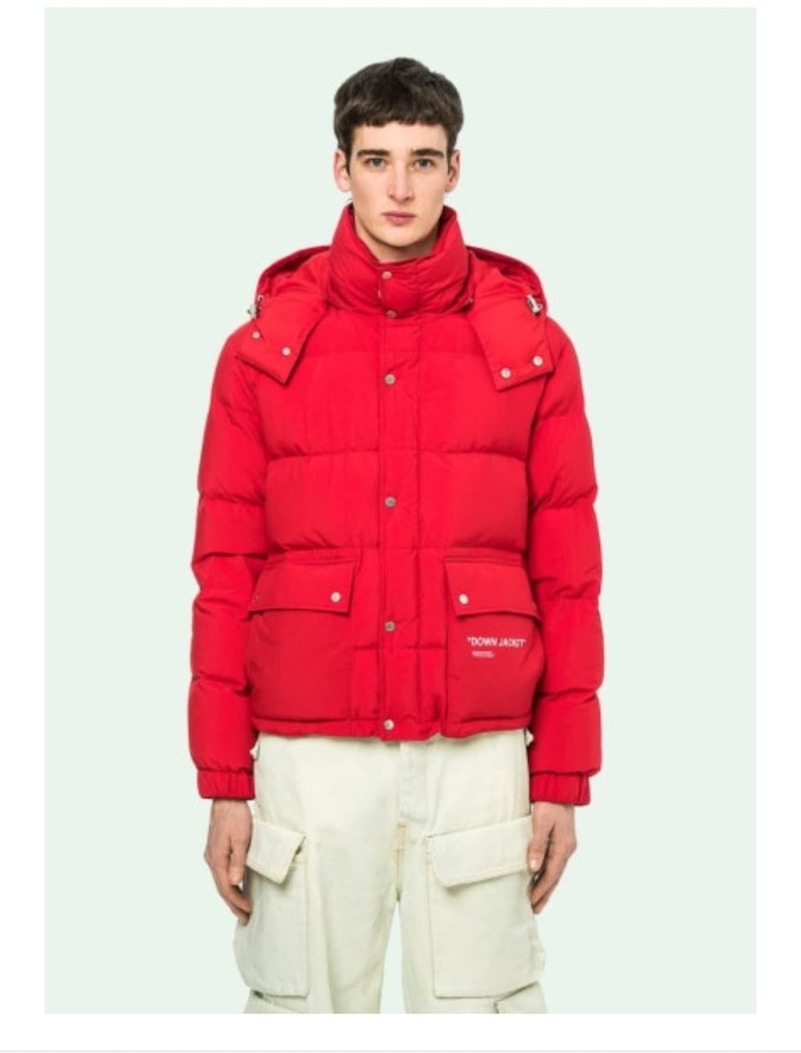 오프화이트 18FW 숏패딩  상품이미지8