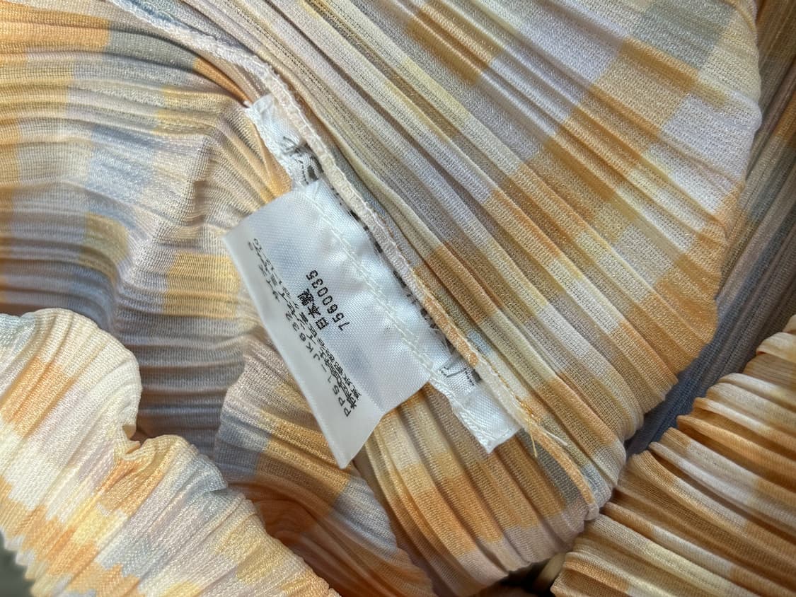 *레어* 이세이미야케 pleats please 옐로우 탑 상품이미지4