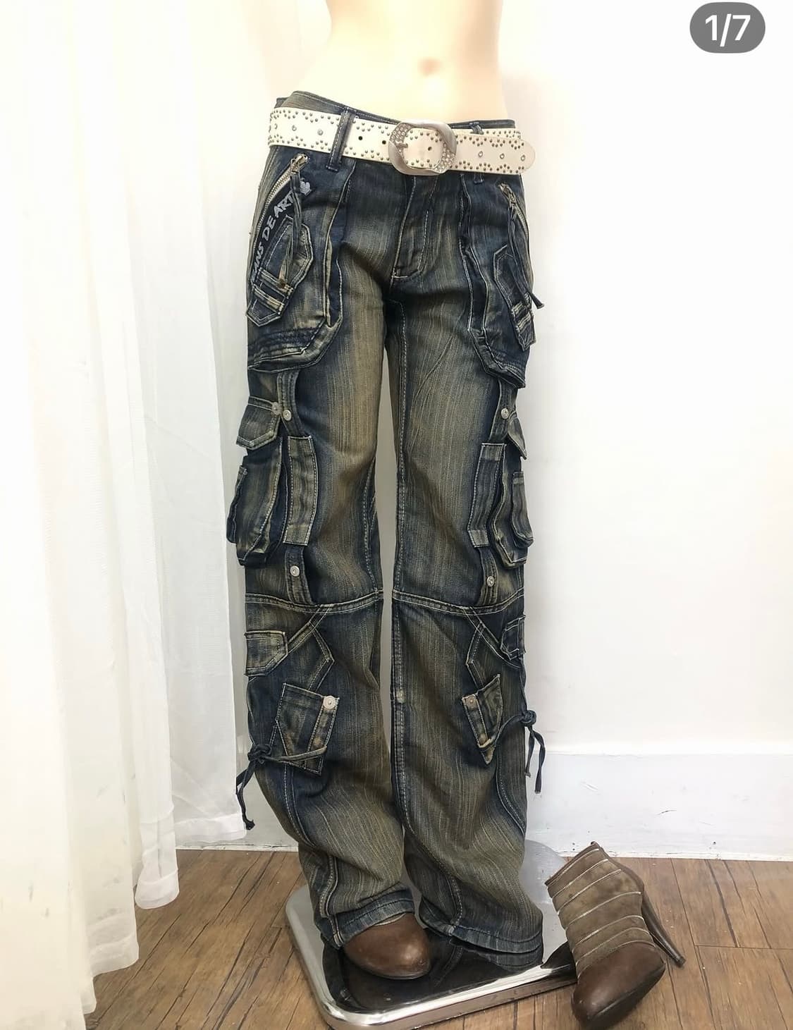 빈티지 카고팬츠 washed multi pocket cargo pants 상품이미지1
