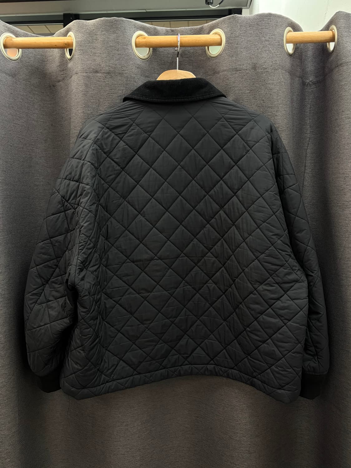 유니클로 C pufftech 블랙 퀼팅 경량 블루종 XL 상품이미지2