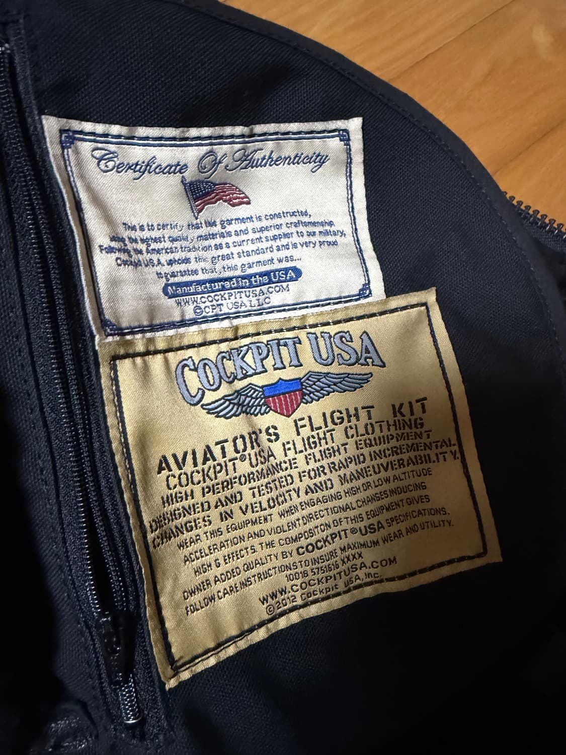 콕핏USA 양가죽 B-3 무스탕 상품이미지7