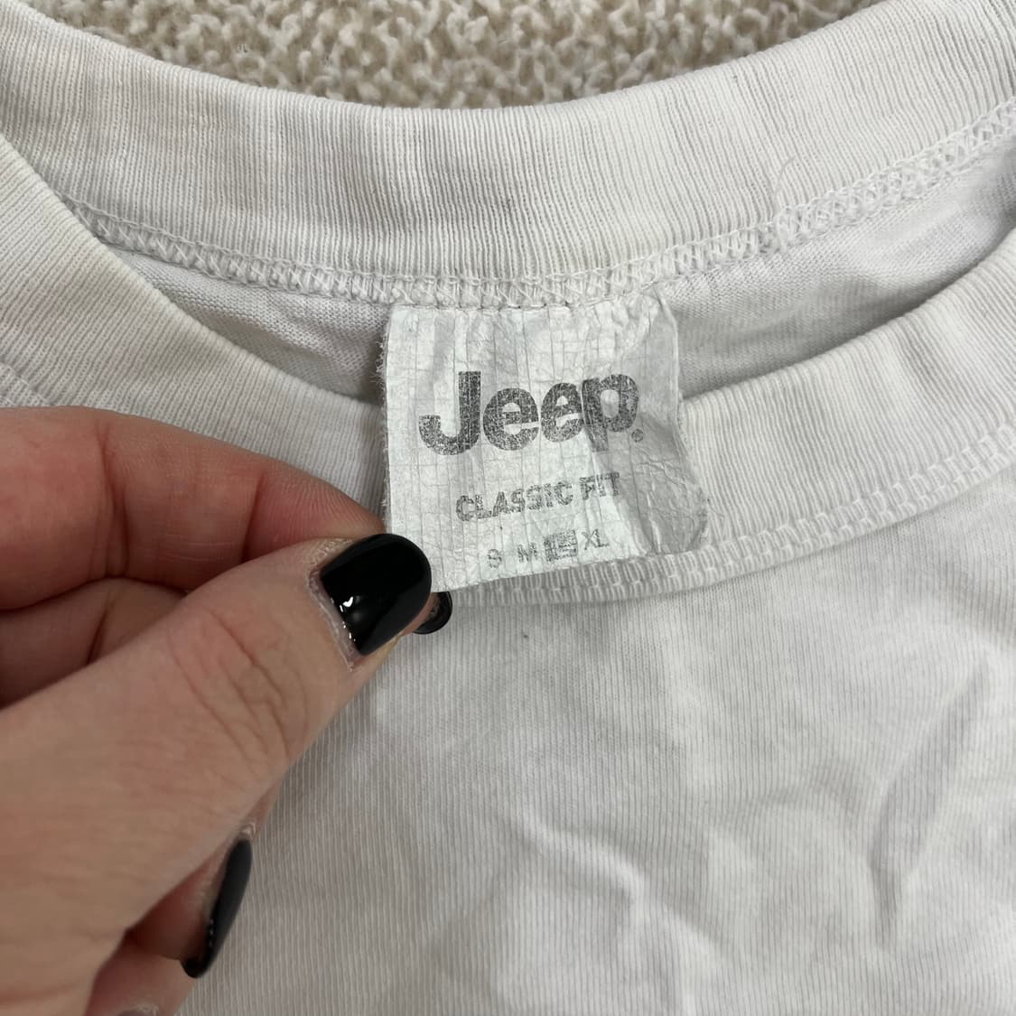 L 지프 스몰로고 반팔 티셔츠 0209M1 상품이미지2