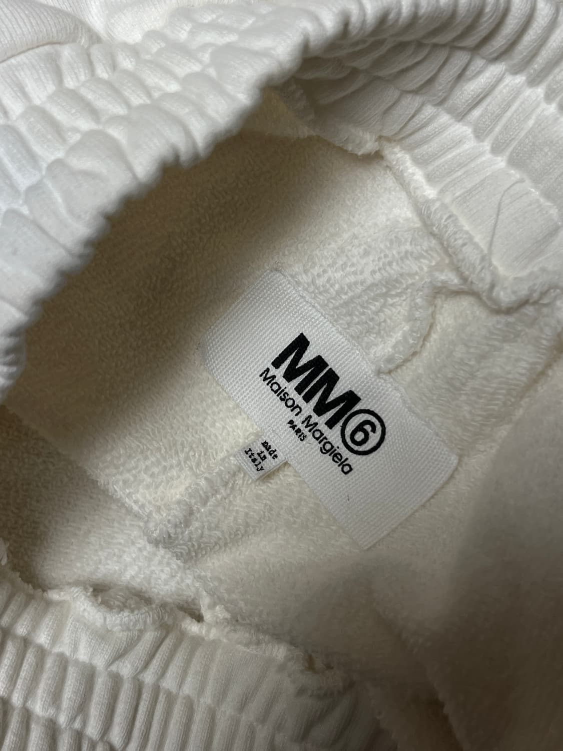 MM6 화이트 절개 조거팬츠 상품이미지3