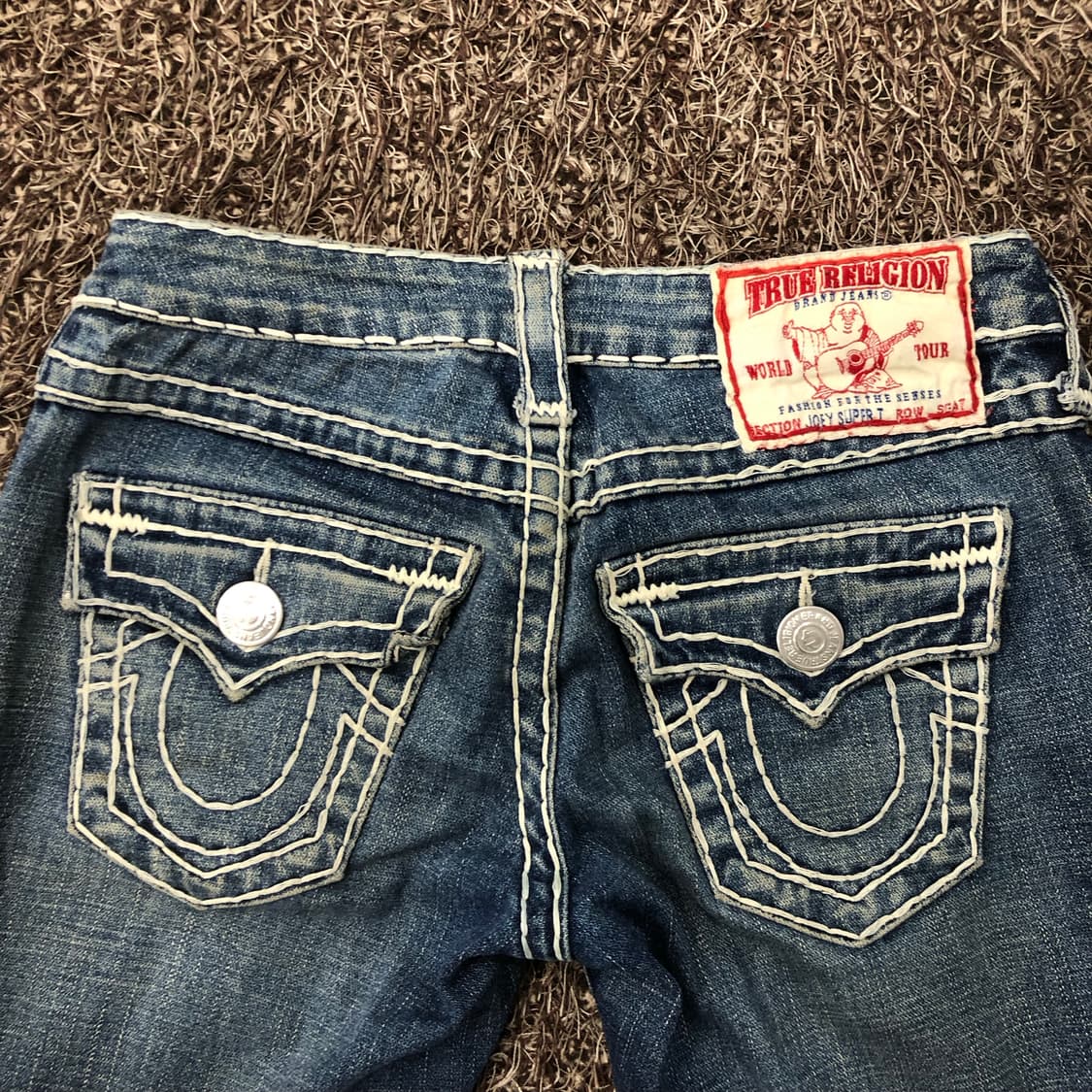 트루릴리전 조이 슈퍼티 스티치 부츠컷 데님 팬츠 상품이미지6