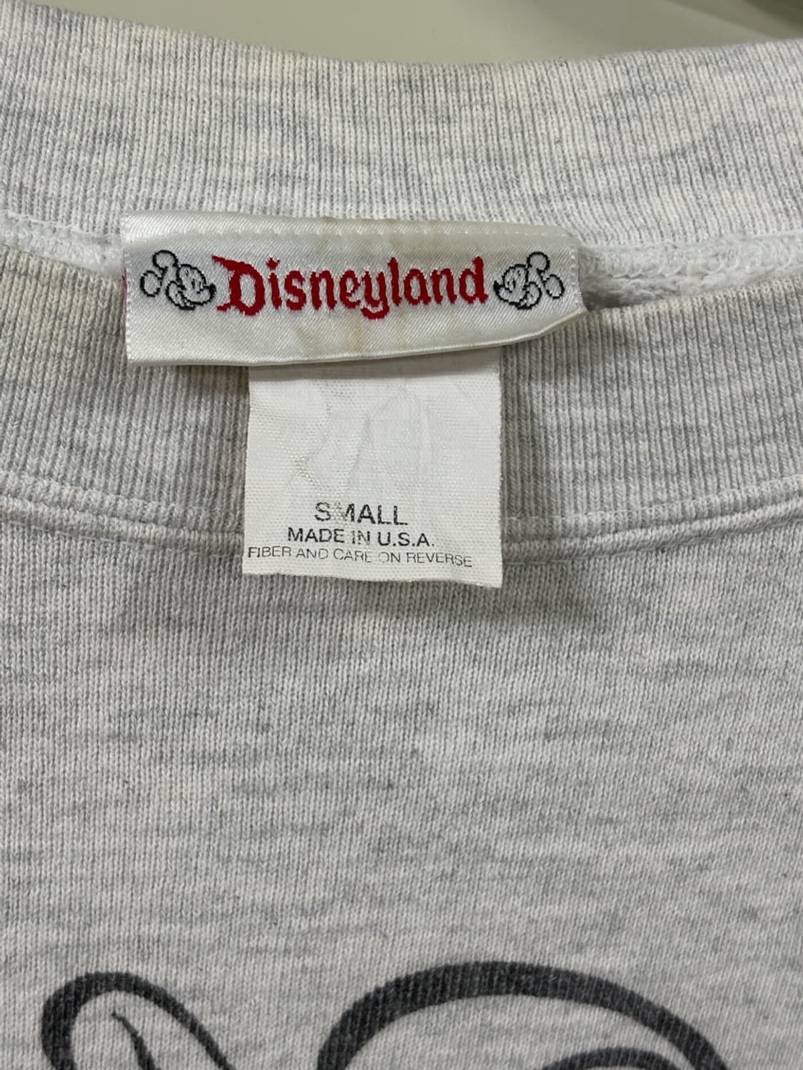 90s made in usa 디즈니랜드 미니마우스 스웻셔츠 상품이미지4