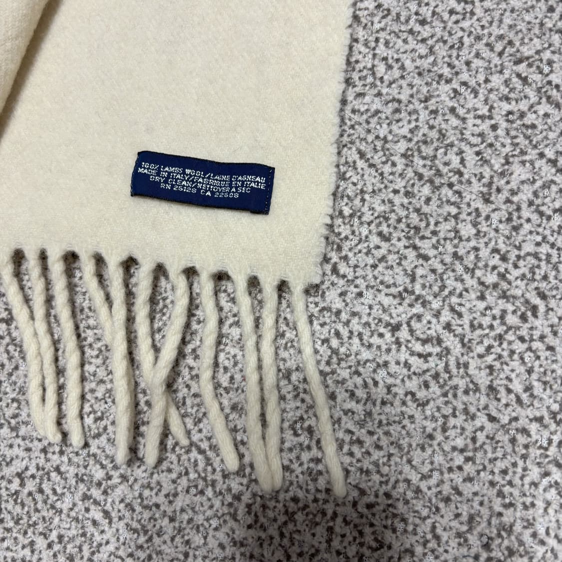 [택포,램스울100] 폴로 랄프로렌 이태리 머플러 목도리 [A] 상품이미지3