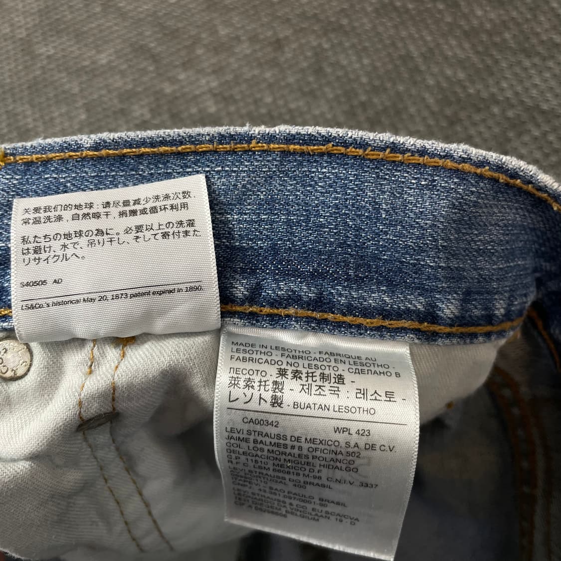 (36) 리바이스 527 36X30 연청 데님 팬츠 상품이미지3