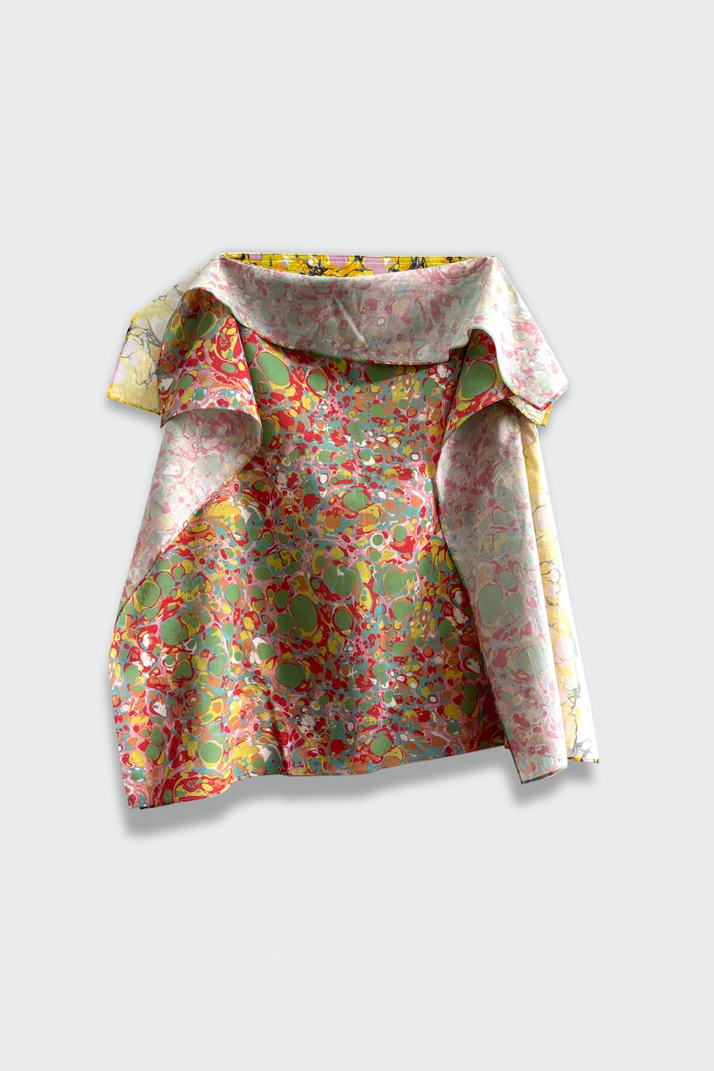 더즌매러 마블링 스카프 스커트 01 상품이미지3