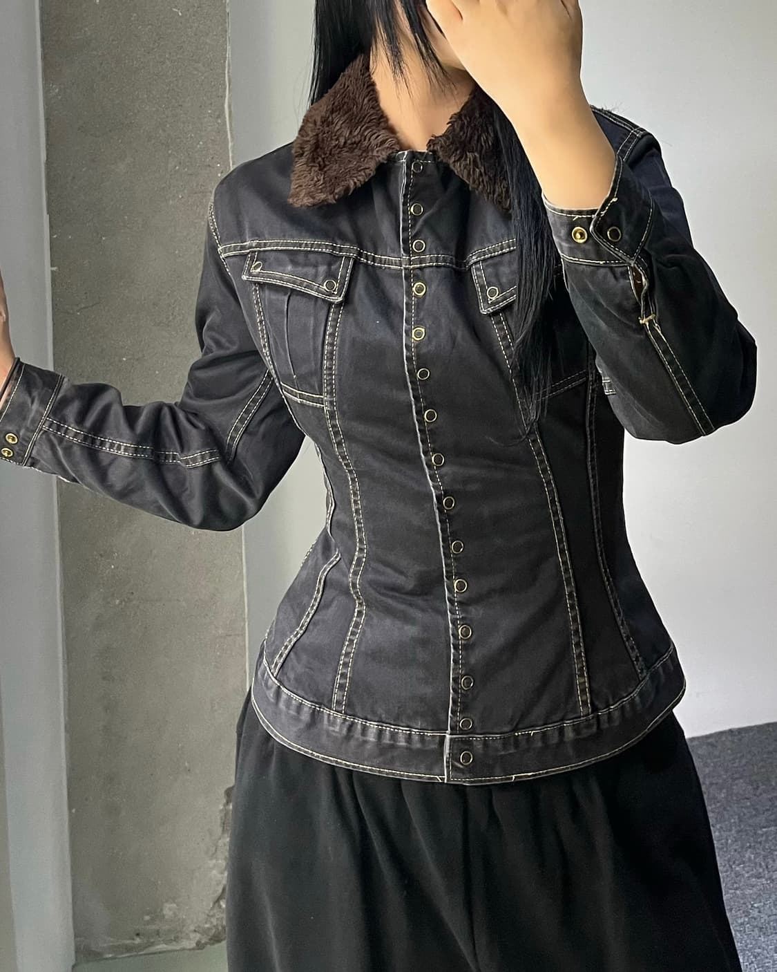 Beckaro 쉐르파 카라 트러커 자켓 상품이미지1