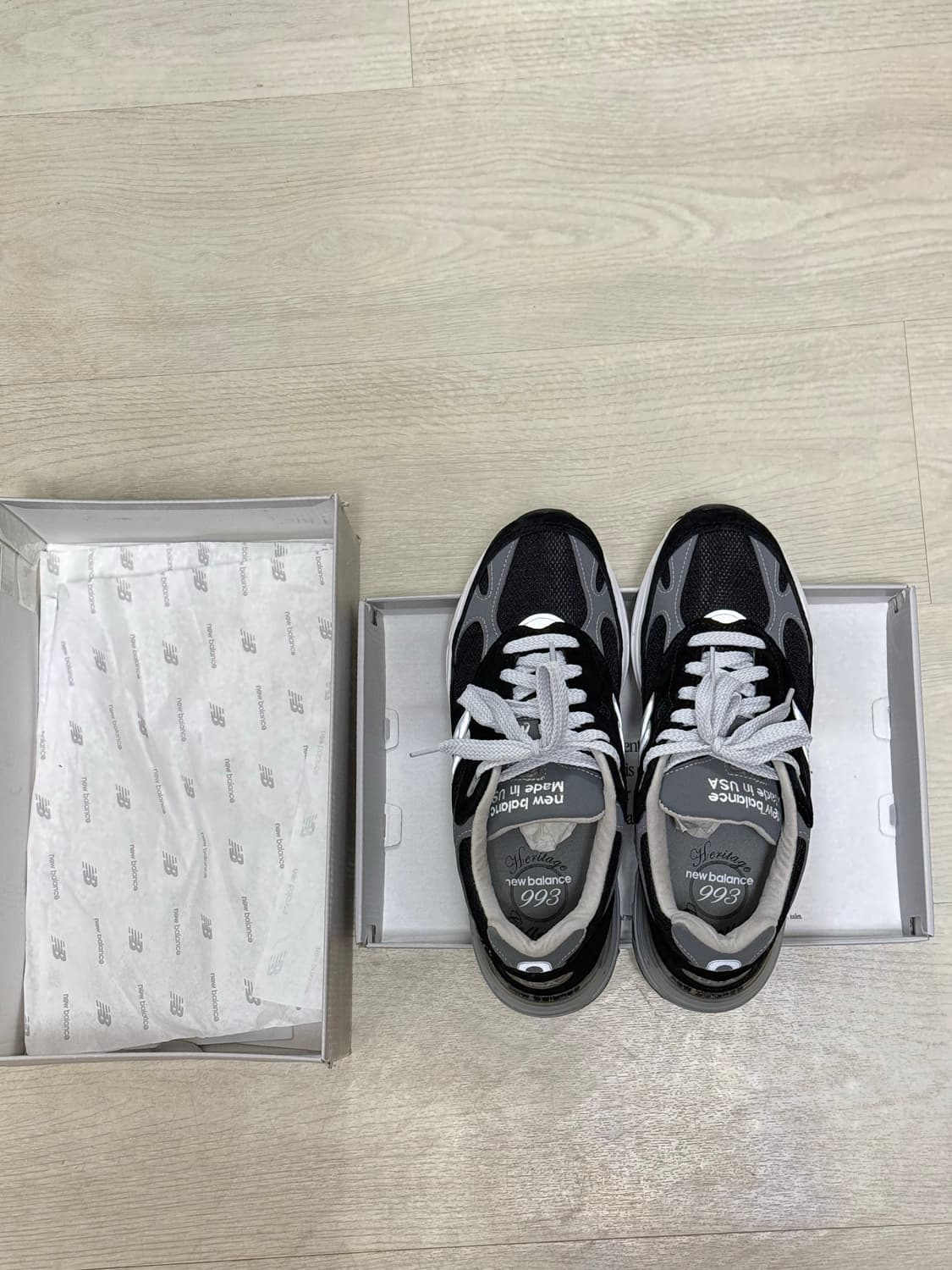 (270)뉴발란스 993 블랙 Made in USA 거의 새거 상품이미지1