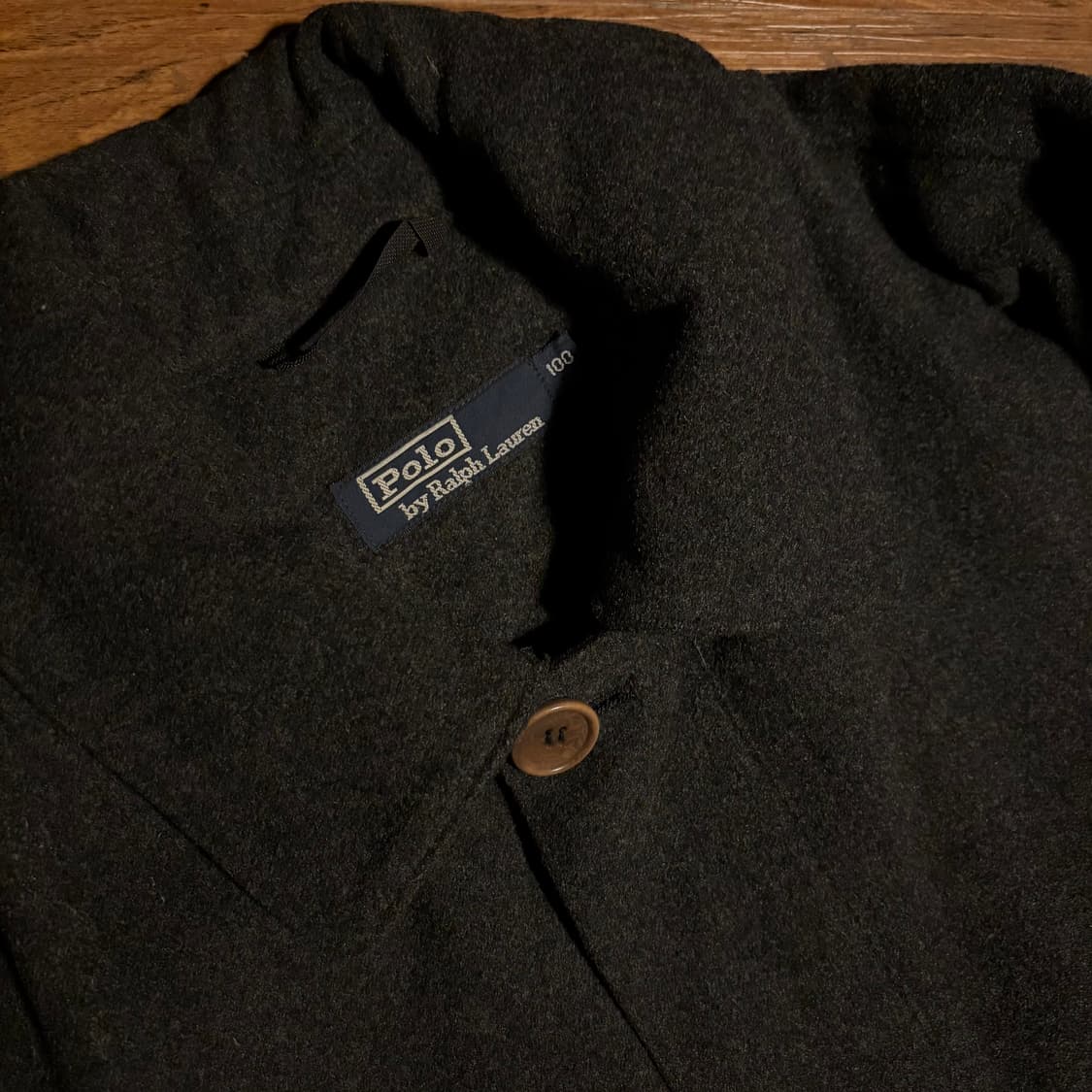 POLO RALPH LAUREN WOOL SINGLE COAT L 상품이미지5