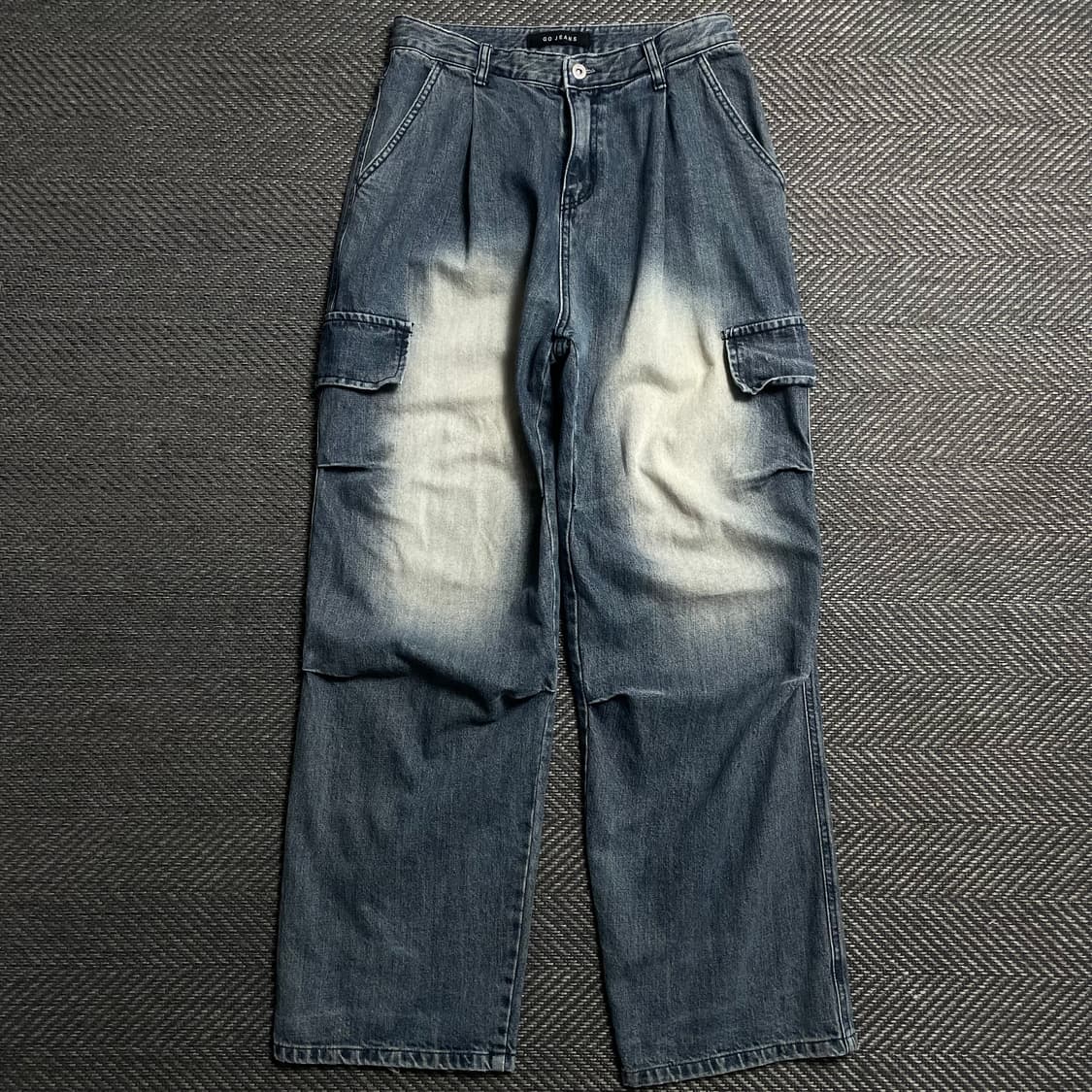 GO JEANS 빈티지 워싱 카고 데님 팬츠o 5460 상품이미지1