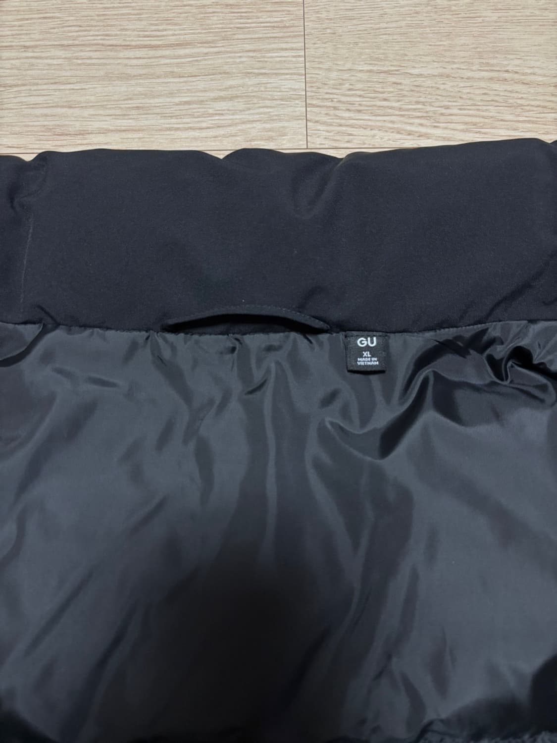 GU 히트 패딩 베스트 블랙 XL 상품이미지3