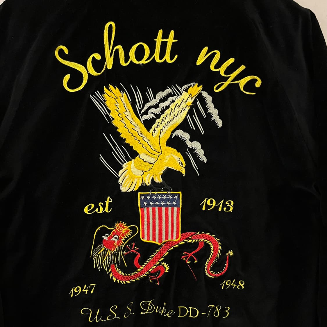 쇼트(SCHOTT) NYC 벨벳 스카잔 상품이미지4