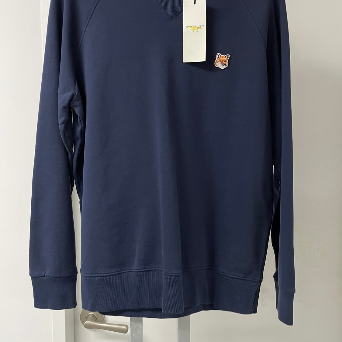 메종키츠네 네이비 폭스 맨투맨 새상품 L 상품이미지3