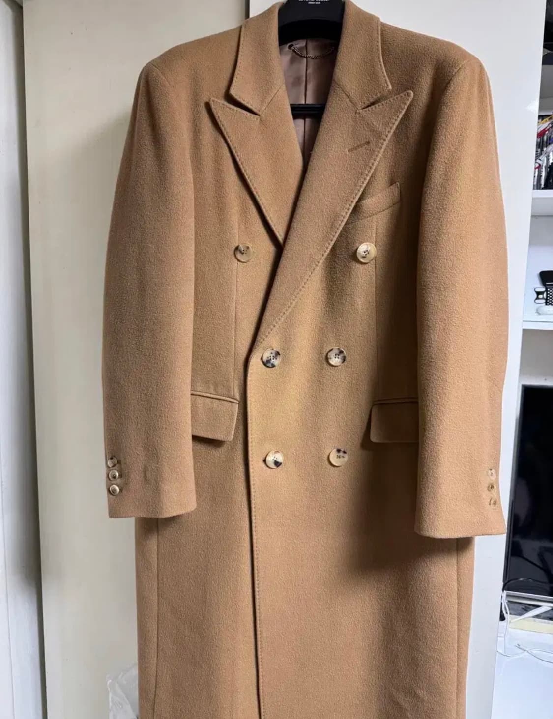 Savage 울 캐시미어 더블 코트 xl 상품이미지3