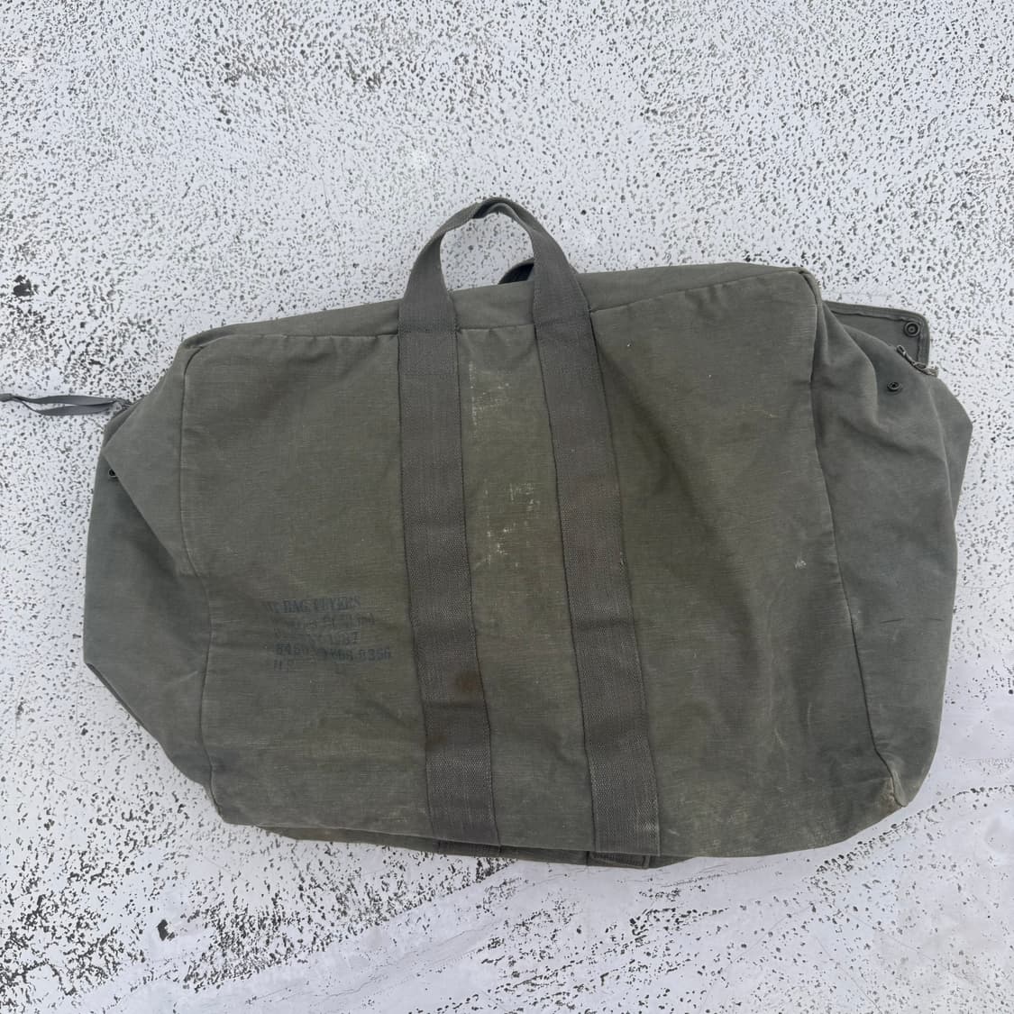 [military] 밀리터리 오리지널 캔버스 키트백 상품이미지6
