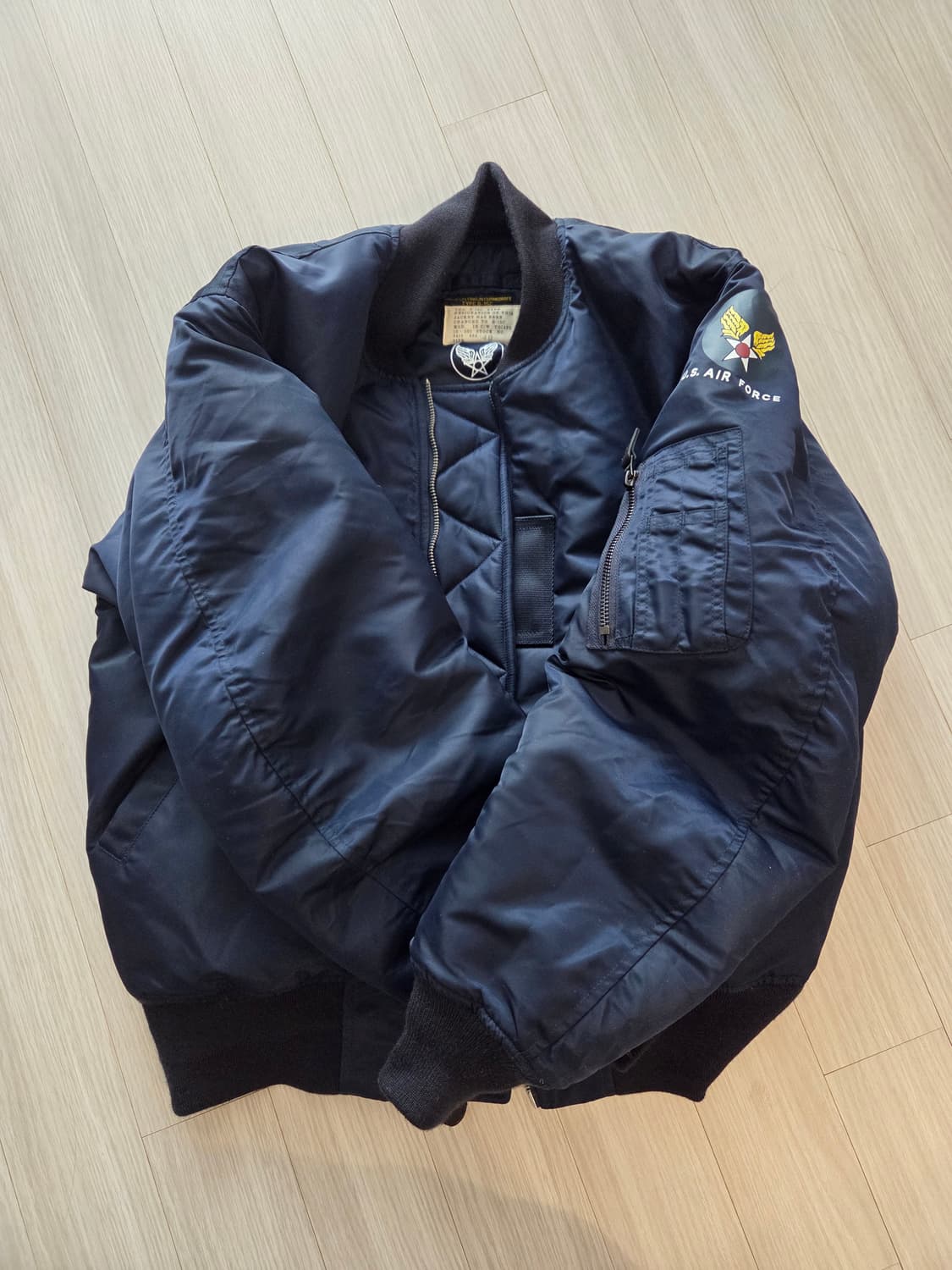 브론슨 ma-1 네이비 상품이미지1