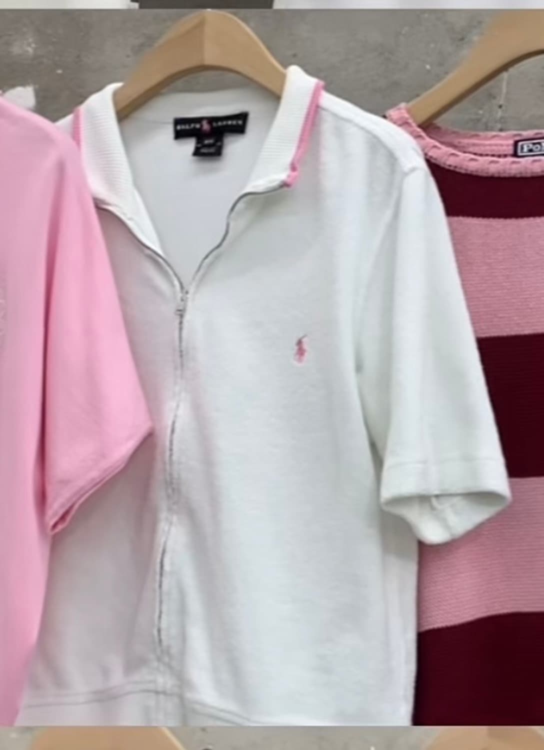 폴로 랄프로렌 테리 반팔 집업 상품이미지1