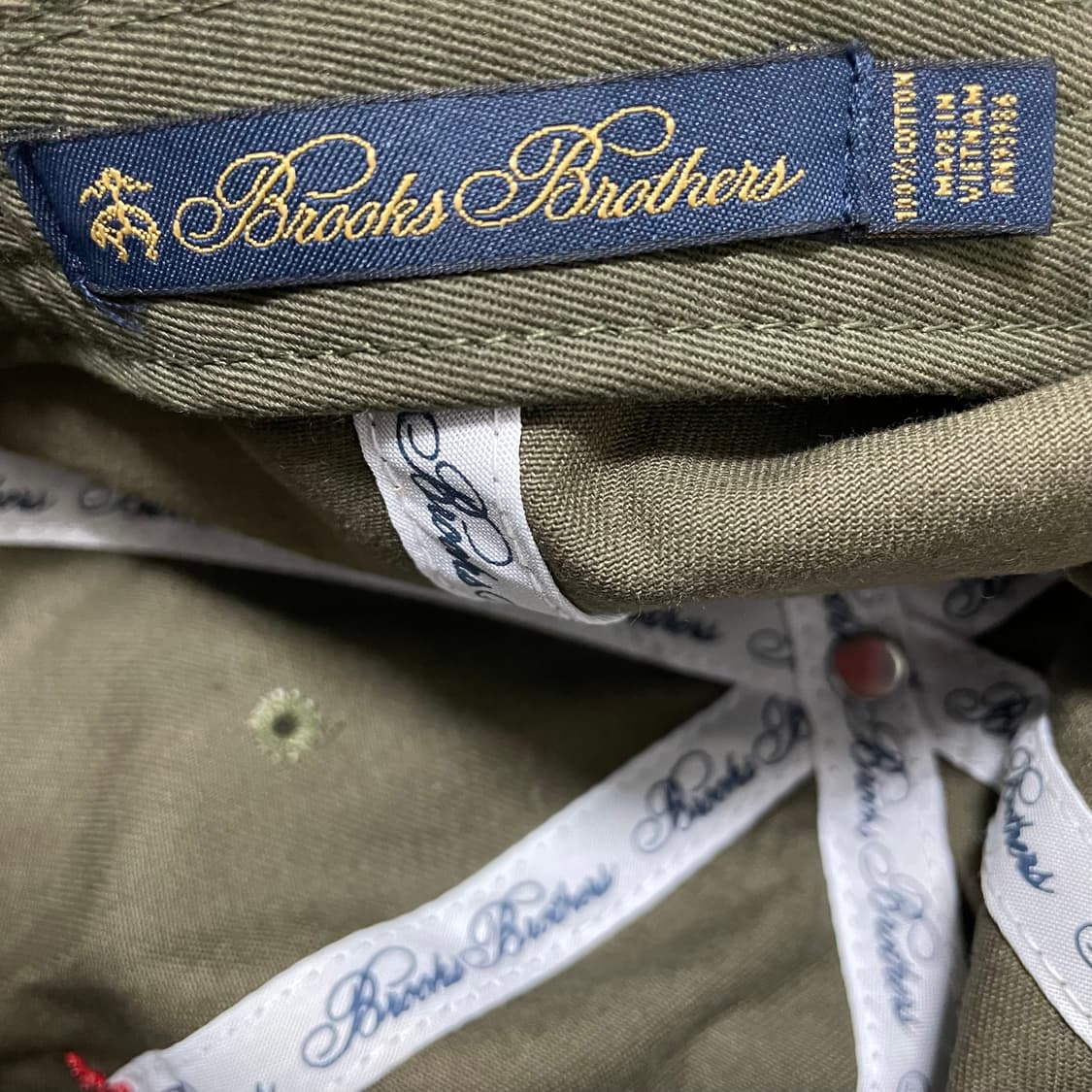 브룩스브라더스 카키 볼캡 상품이미지4