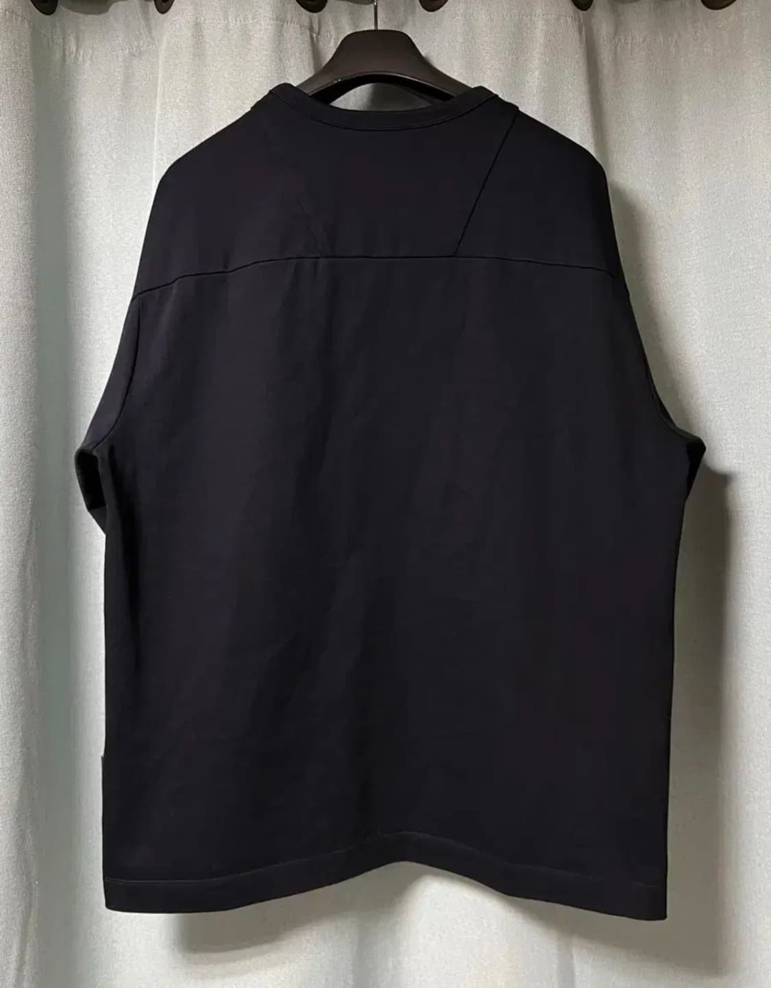 [L] 준지 CORE 에센셜 싱글 롱슬리브 - 네이비 상품이미지5