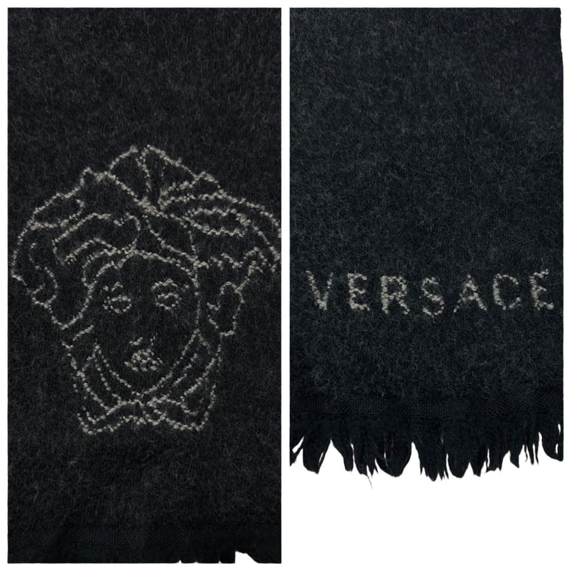 베르사체 머플러 (블랙&베이지) 상품이미지4