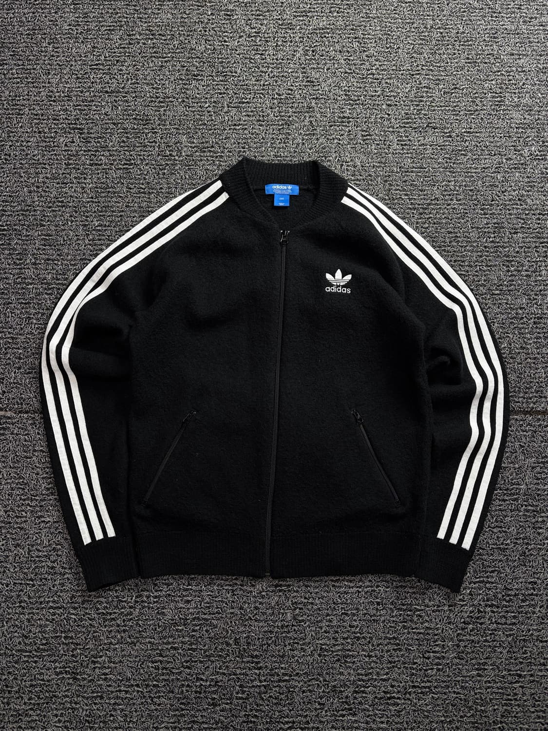 00s 아디다스 트레포일 트랙탑 울 자켓 블랙 1626 상품이미지2