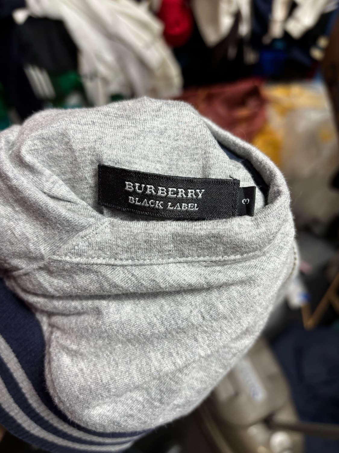 버버리 블랙 라벨 리버시블 양면 후드 집업 바람막이 점퍼 상품이미지4