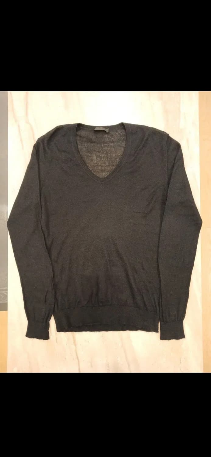 PRADA DEEP CREW MOHAIR KNIT 상품이미지1
