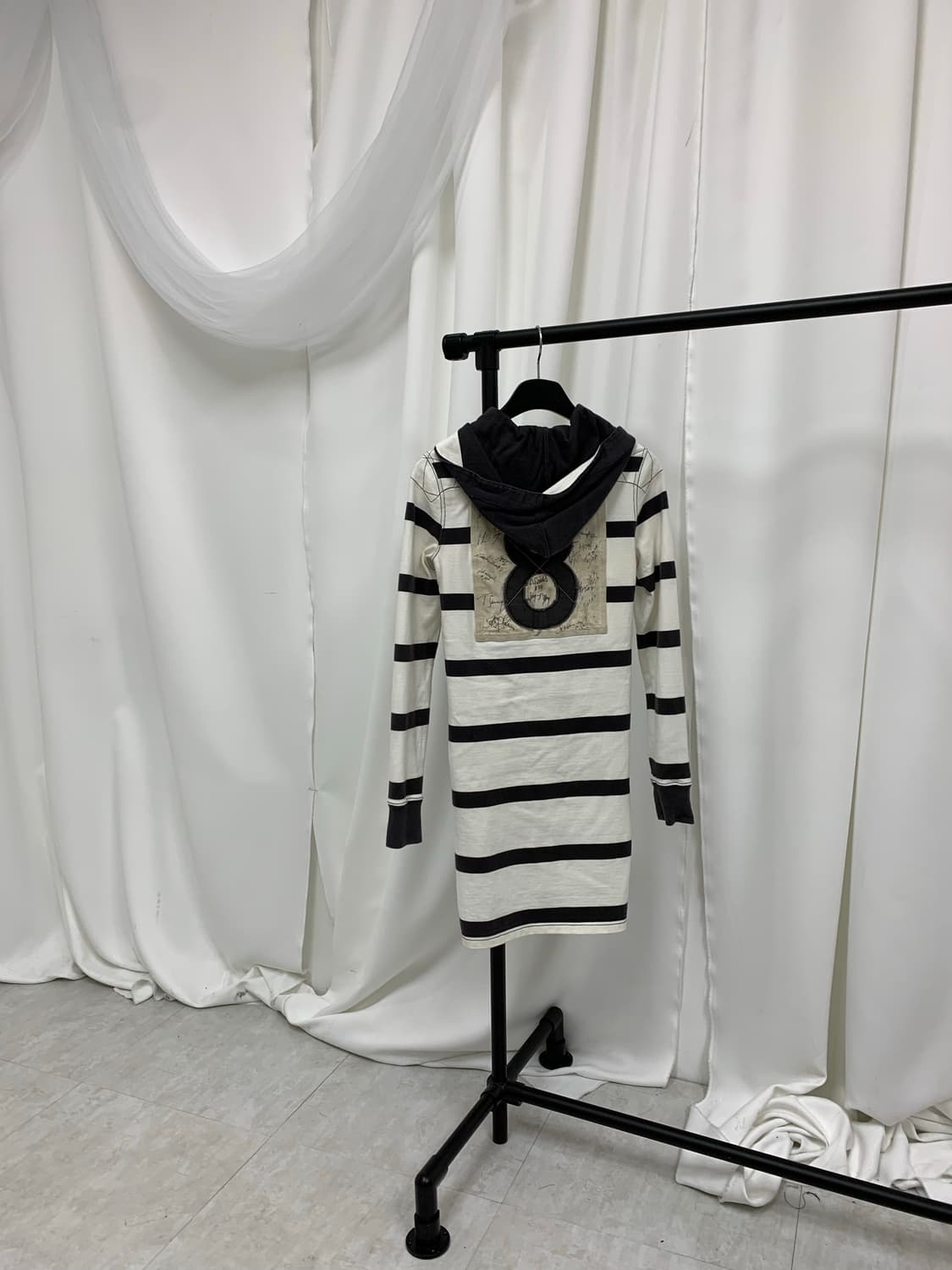 스프라이트 해골 펑크 후드 원피스 상품이미지2