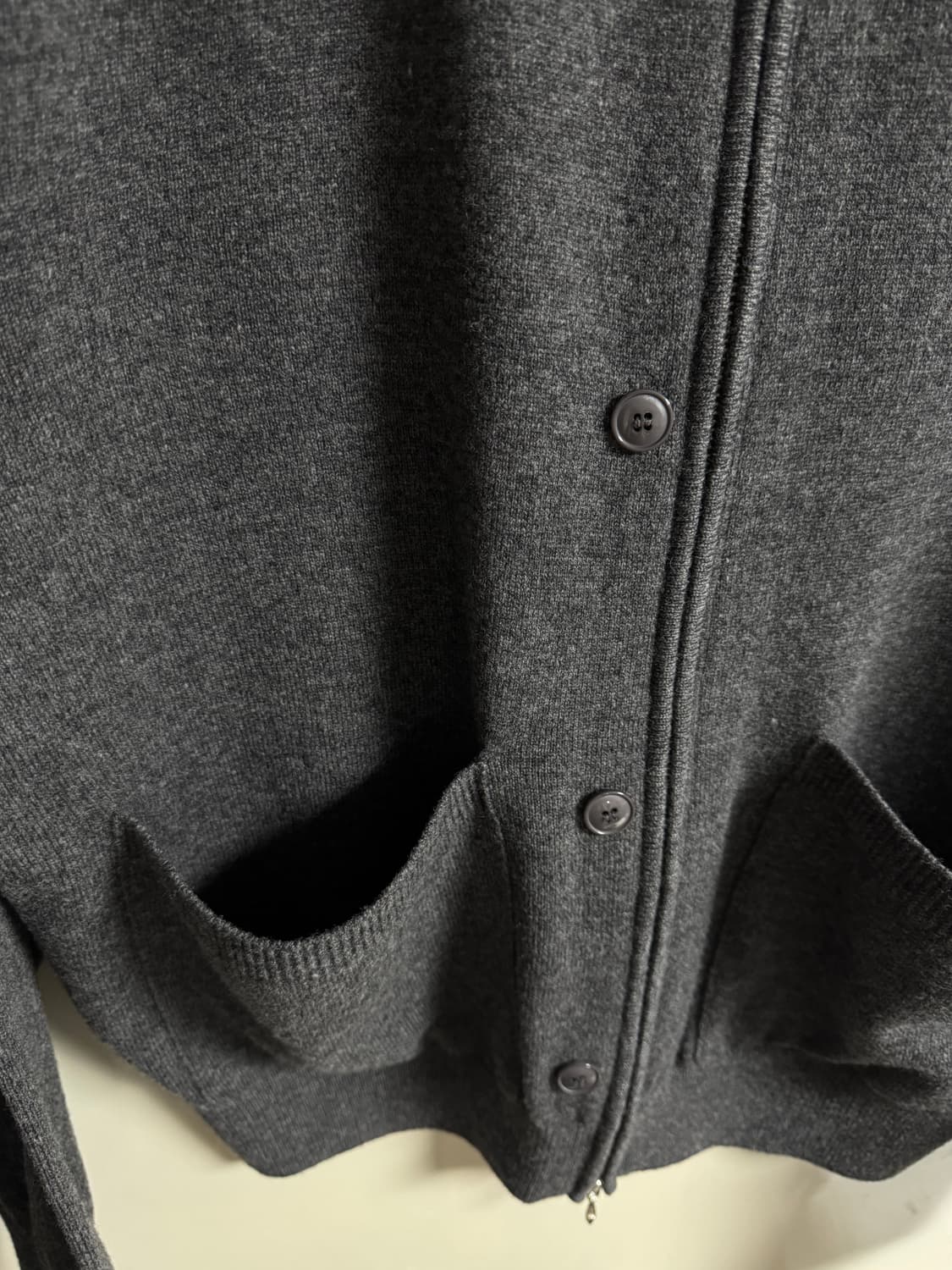 years ago merino wool placket knit zipup 상품이미지5