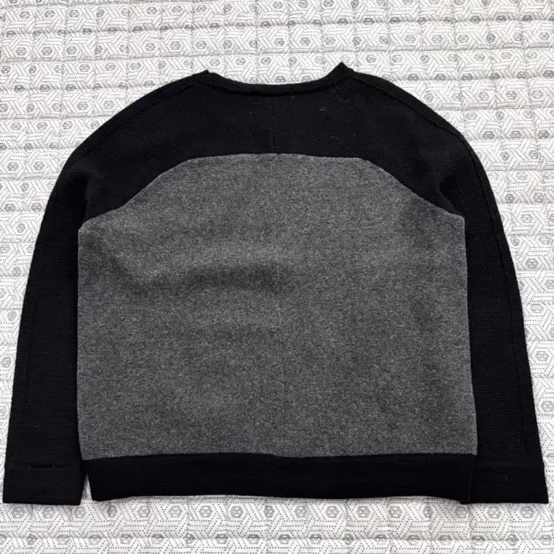 SYSTEM 시스템 블랙/회색 스웨터 90 상품이미지4