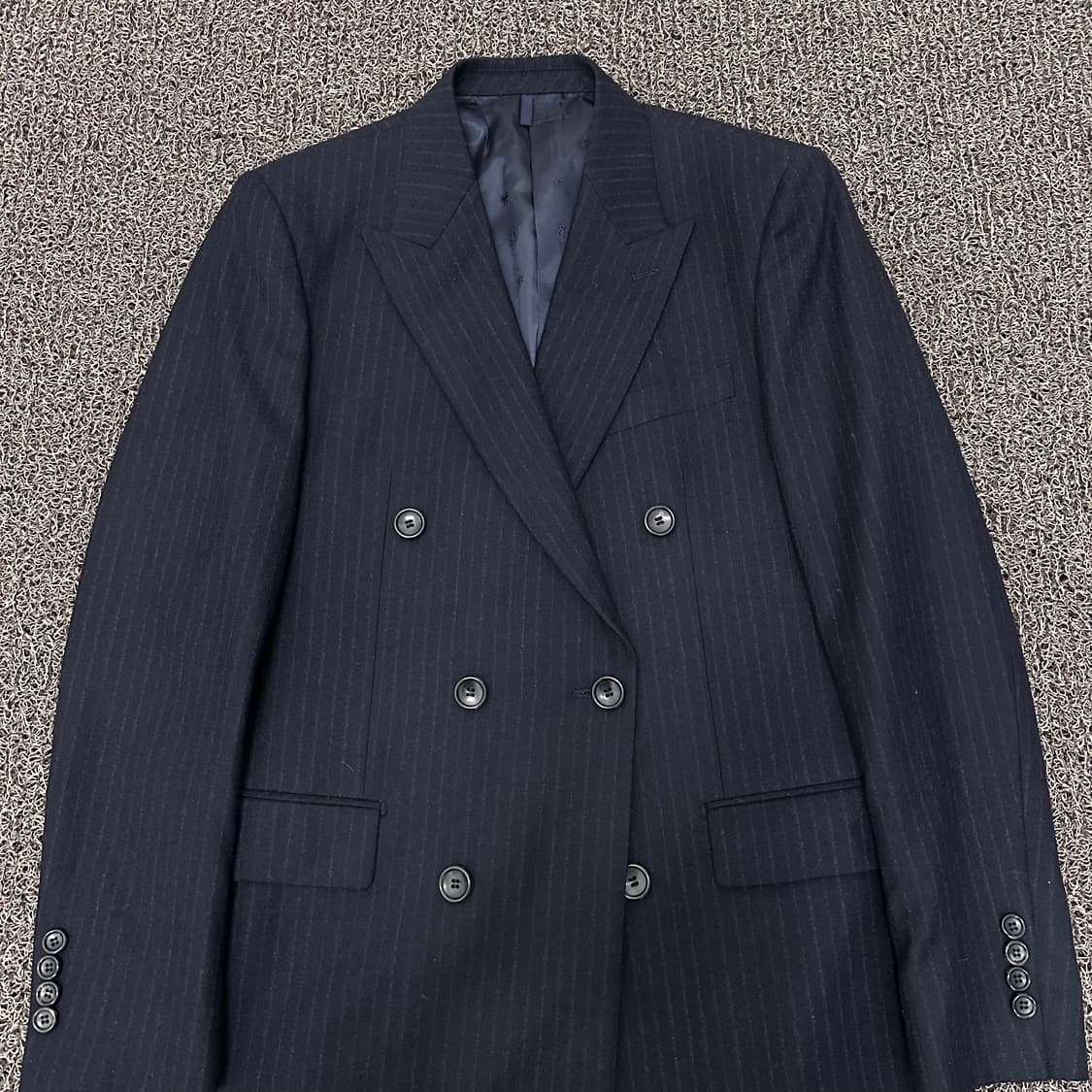 커스텀멜로우 더블 버튼 울 블레이져 정장 자켓 105(XL) 상품이미지2