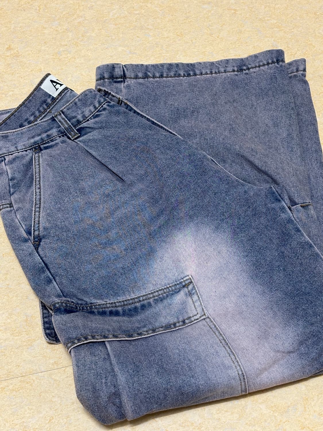 Side Big Cargo Pants CAMO VINTAGE PINK S 상품이미지2