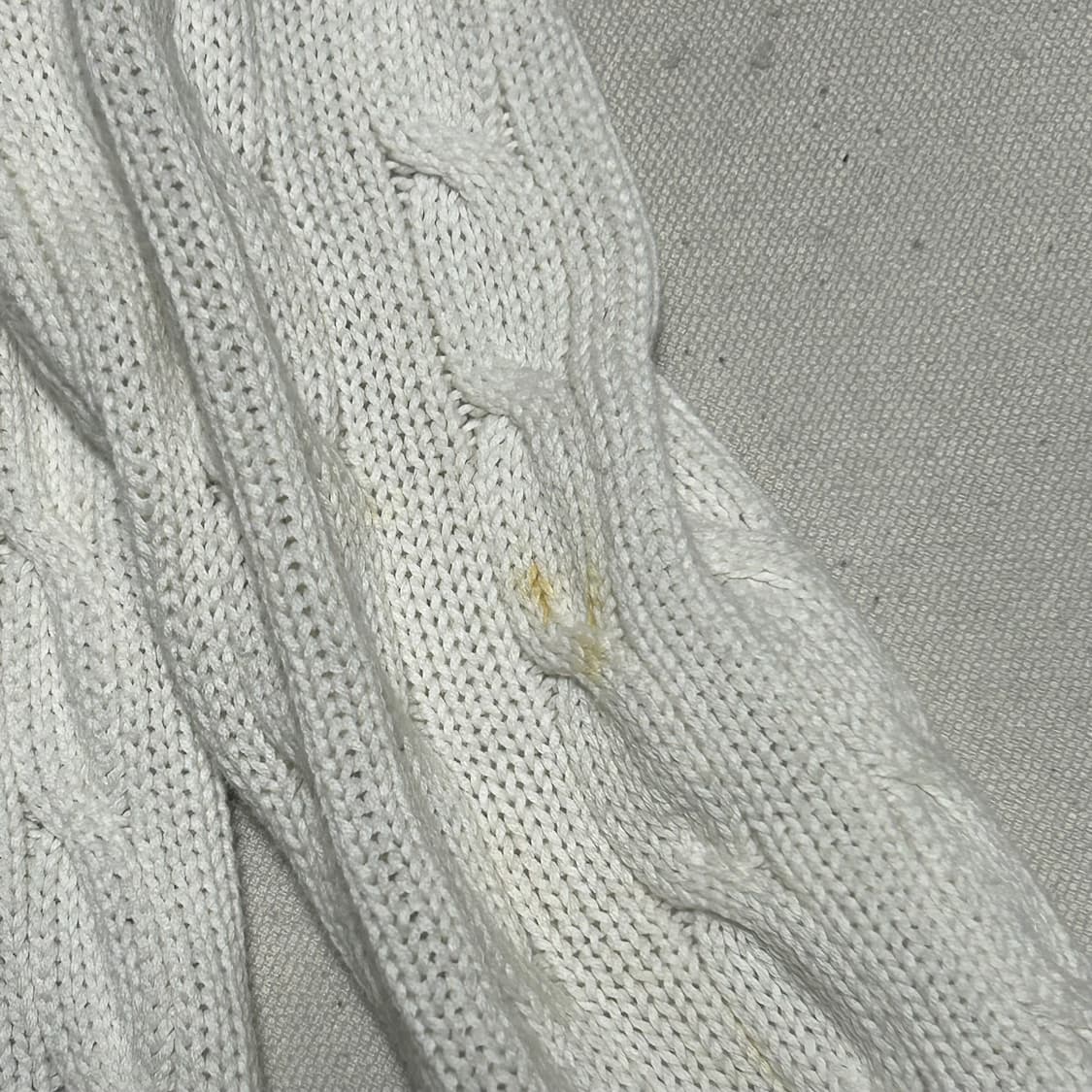 M 폴로랄프로렌 스포츠 여성용 화이트 브이넥 니트  상품이미지7