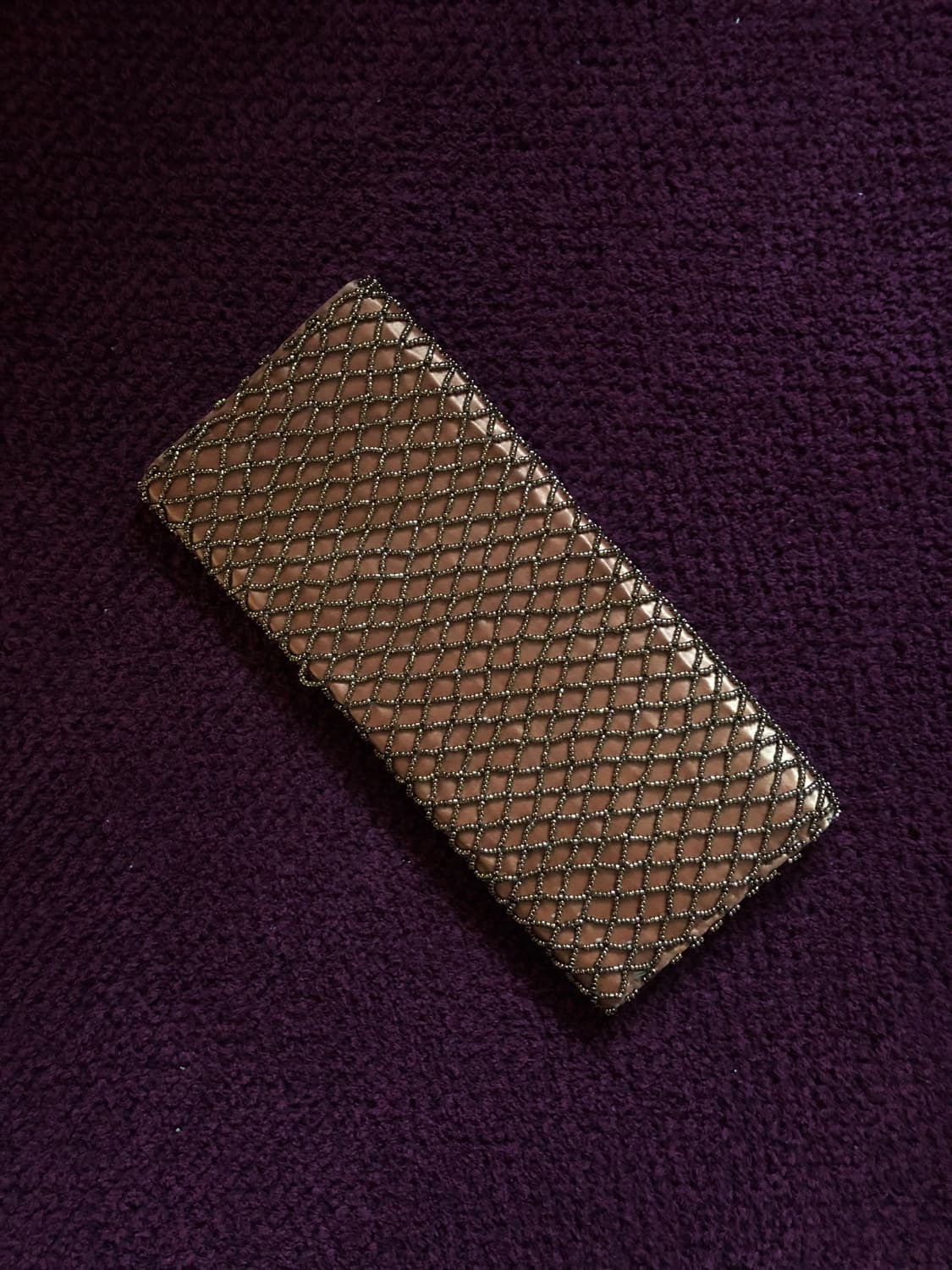 Beaded Mesh Clutch Wallet  상품이미지2