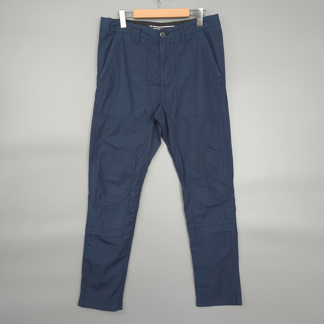 스톤아일랜드 Stone Island 립스탑 패치 팬츠 네이비 W31 상품이미지1