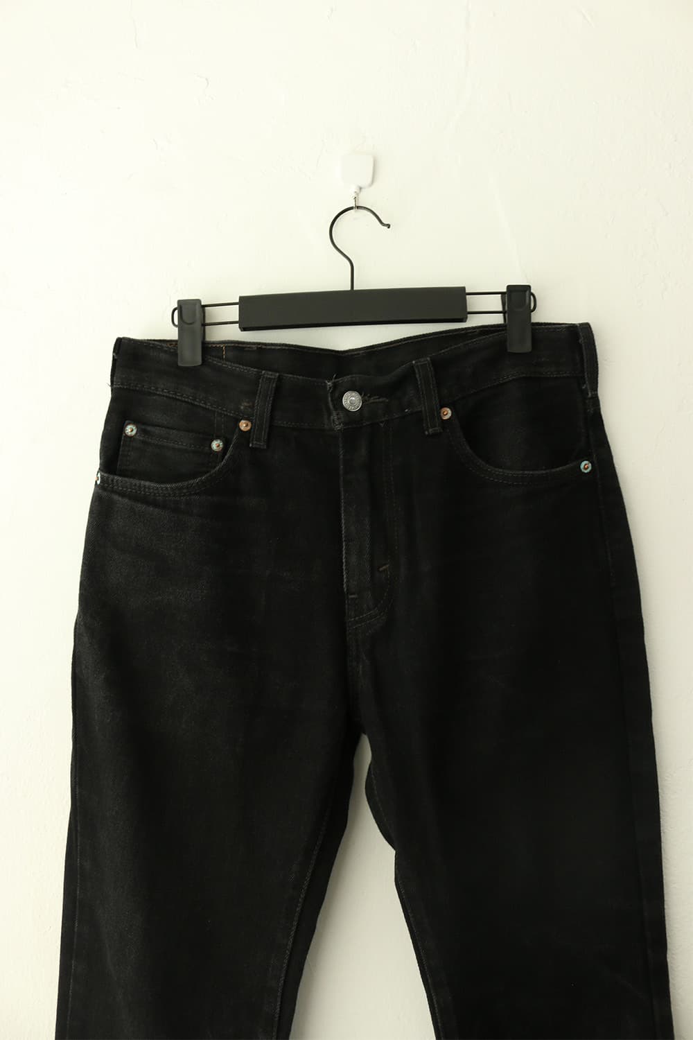 리바이스 흑청 부츠컷 517 데님 팬츠 상품이미지4