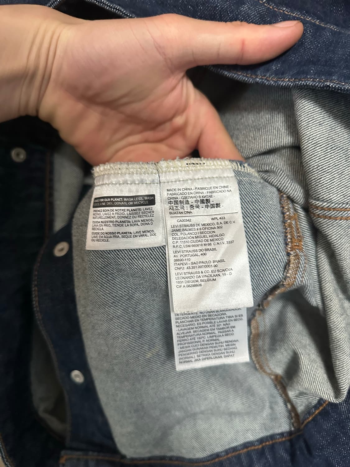 리바이스 데님 트러커 자켓 청자켓M(95-100) 상품이미지5