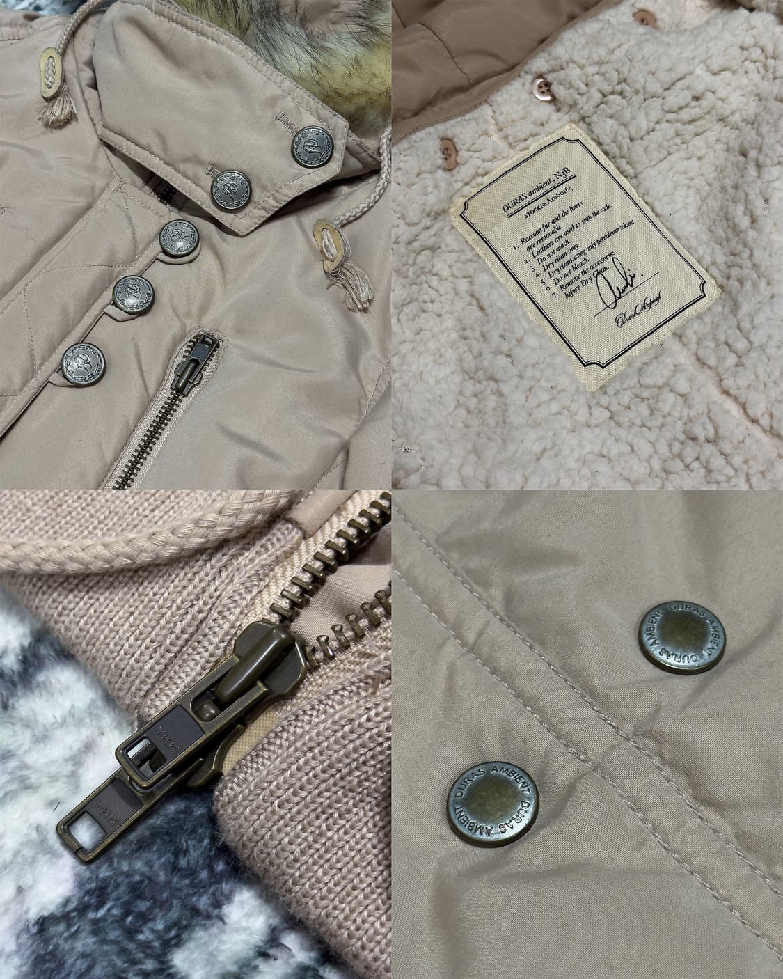 {DURAS ambient} Raccoon Fur N3B Parka 상품이미지8