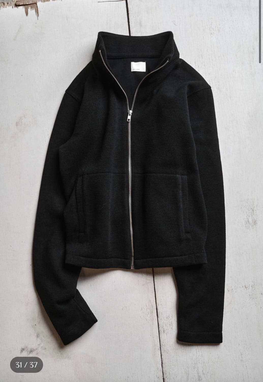 모노프리베 Mono prive Textuerd High Neck Zip 상품이미지1