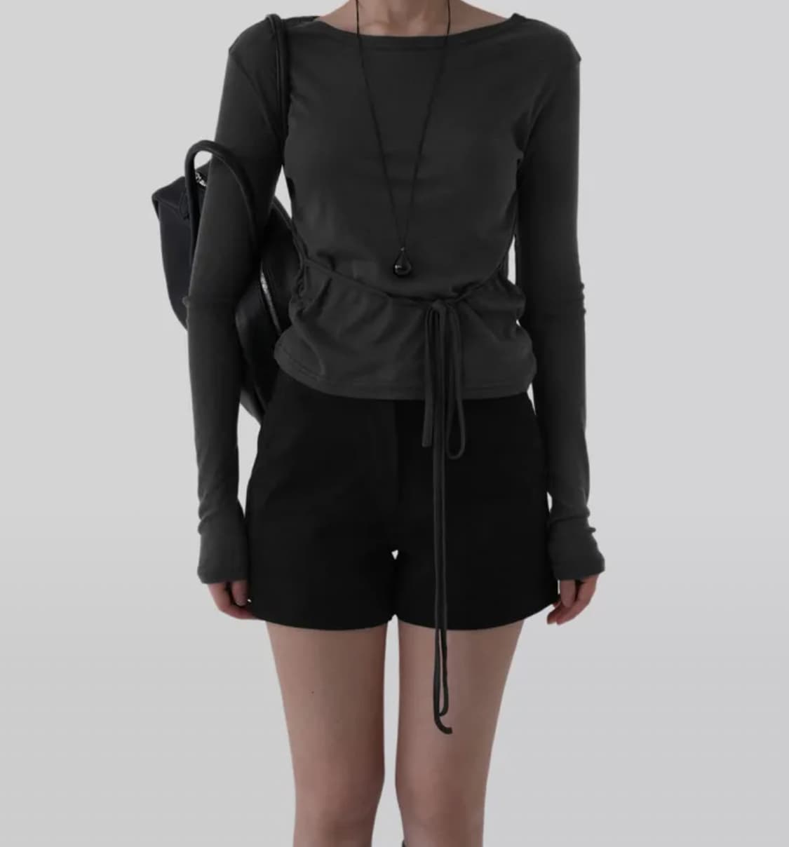 릿킴 텐셀스트랩 티셔츠 퍼플 상품이미지3