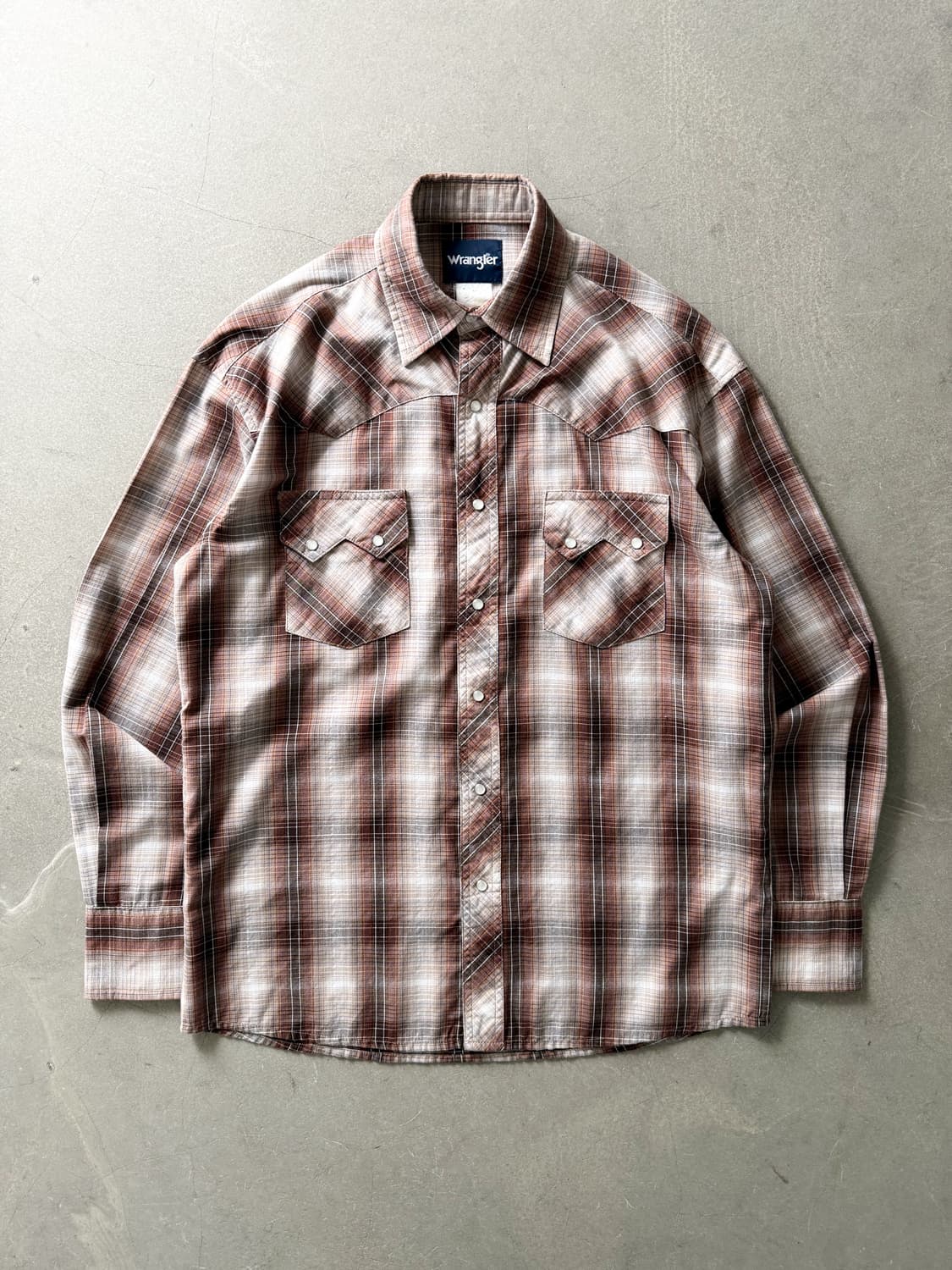Vintage Wrangler Western Check Shirt 상품이미지1
