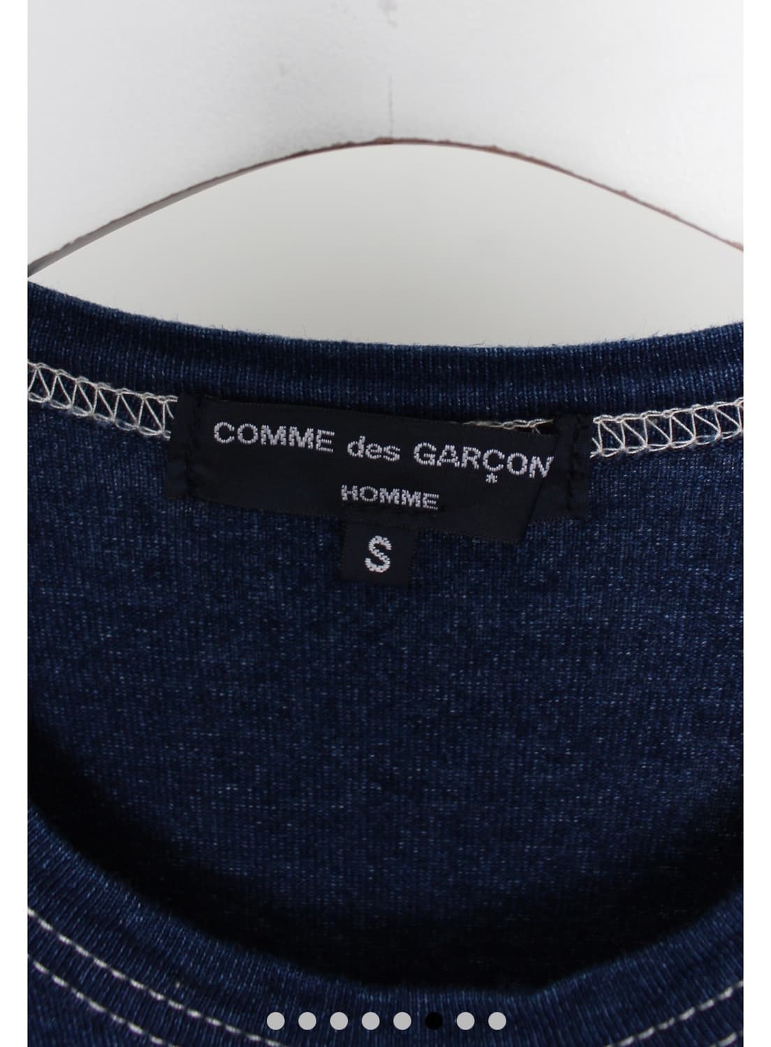 빈티지 꼼데가르송 페이즐리 반팔 티셔츠 상품이미지6