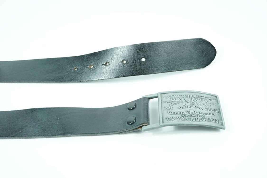 LEVI’S 빈티지 실버버클 가죽 벨트 상품이미지5