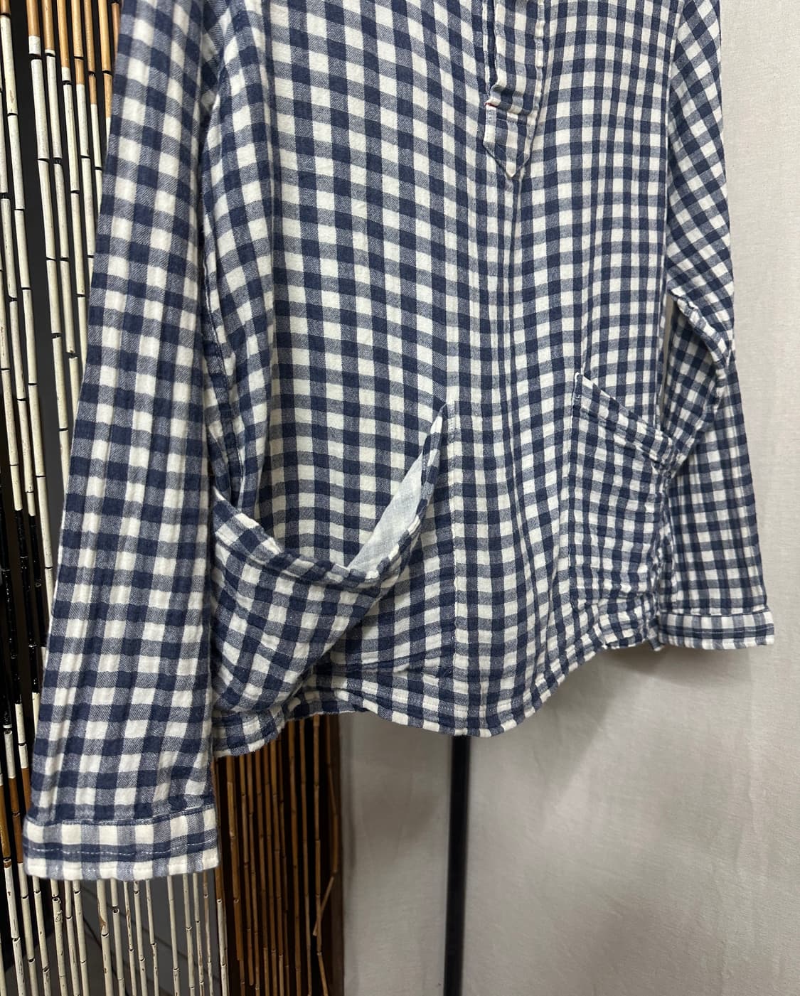 unus entil check shirt 상품이미지3