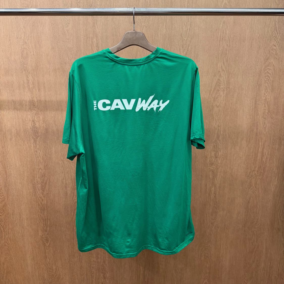 아디다스 반팔 티셔츠 로고 레터링 프린팅 라운드넥 디테일 오버핏 그린 상품이미지3