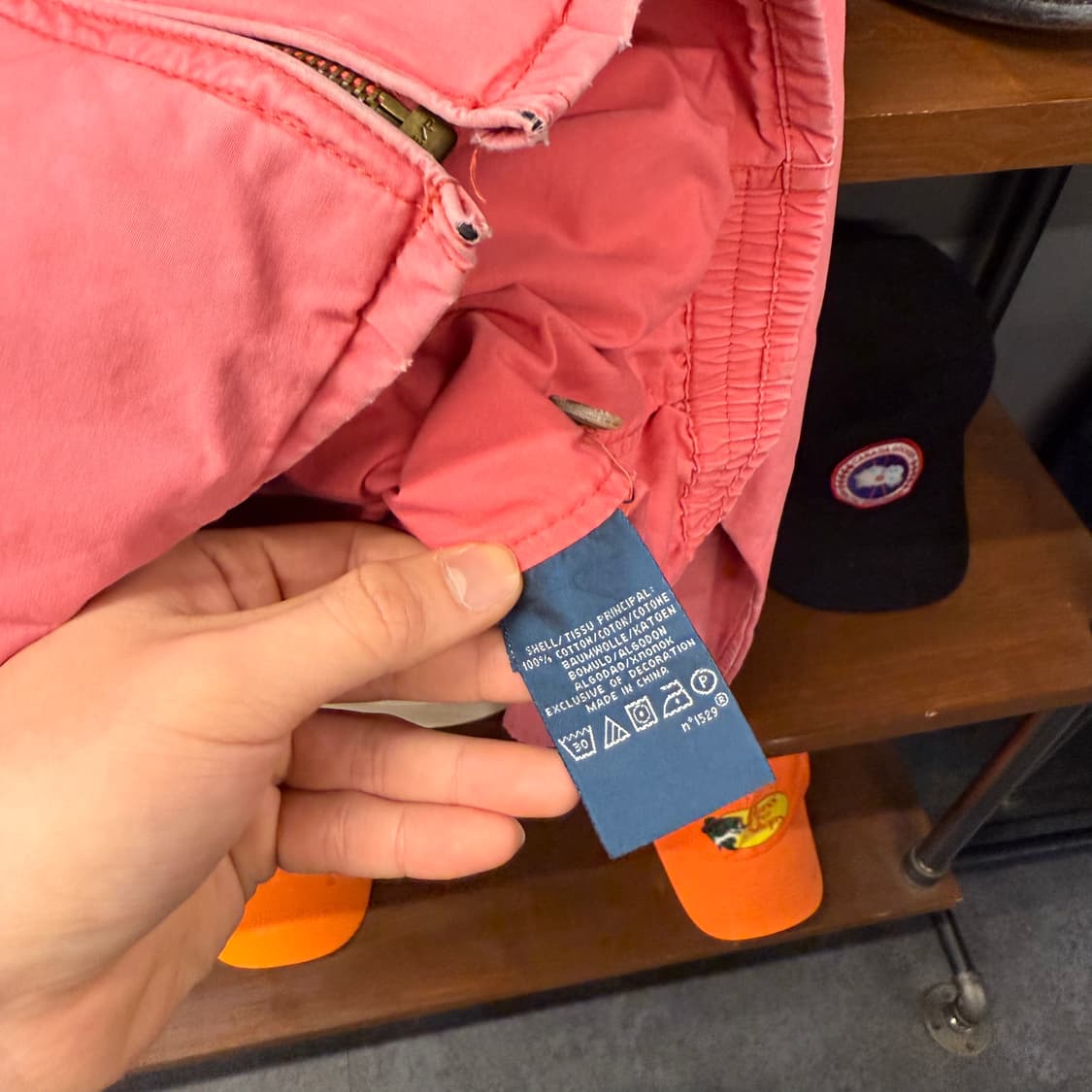 90s 폴로 랄프로렌 코튼 스윙탑 자켓 블루종 핑크 N646 상품이미지8