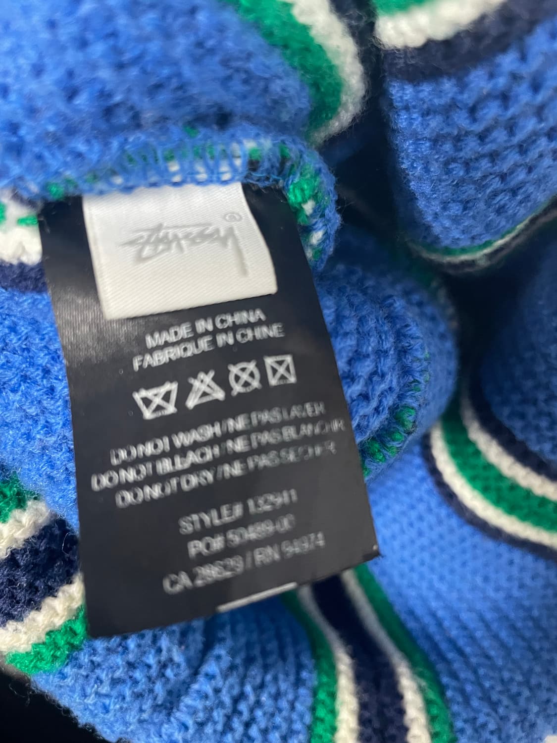 스투시 스트라이프 비니 상품이미지2